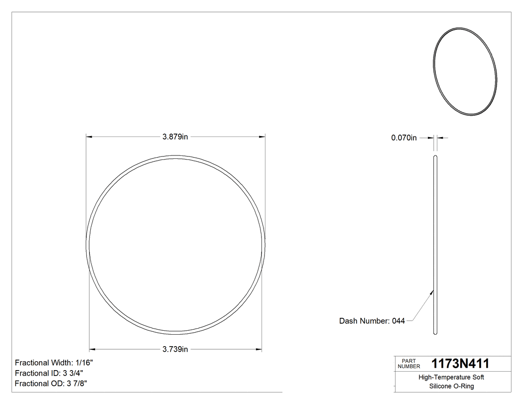 Technical drawing - 1173N411